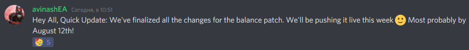 r/cncrivals - Balance patch tomorrow