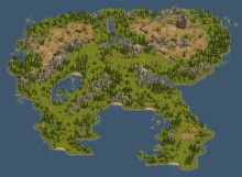 Der schwarze Priester. Eines des Abenteuer in Die Siedler Online