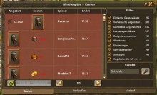 Die Händlergilde. Das ingame Auktionshaus von Die Siedler Online